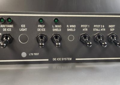 Photo d'un panneau de contrôle.